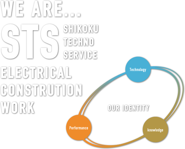 WE ARE...SHIKOKU TECHNO SERVICE. ELECTRICAL CONSTRUTION WORK